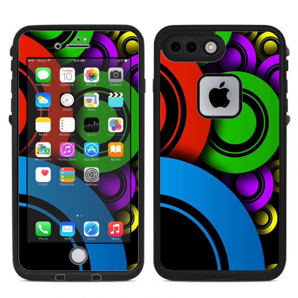  Awesome Circles Trippy Lifeproof Fre iPhone 7 Plus or iPhone 8 Plus Skin