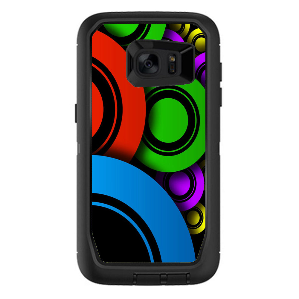  Awesome Circles Trippy Otterbox Defender Samsung Galaxy S7 Edge Skin