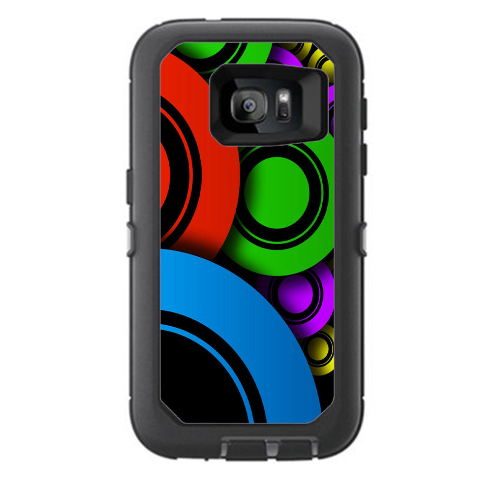  Awesome Circles Trippy Otterbox Defender Samsung Galaxy S7 Skin
