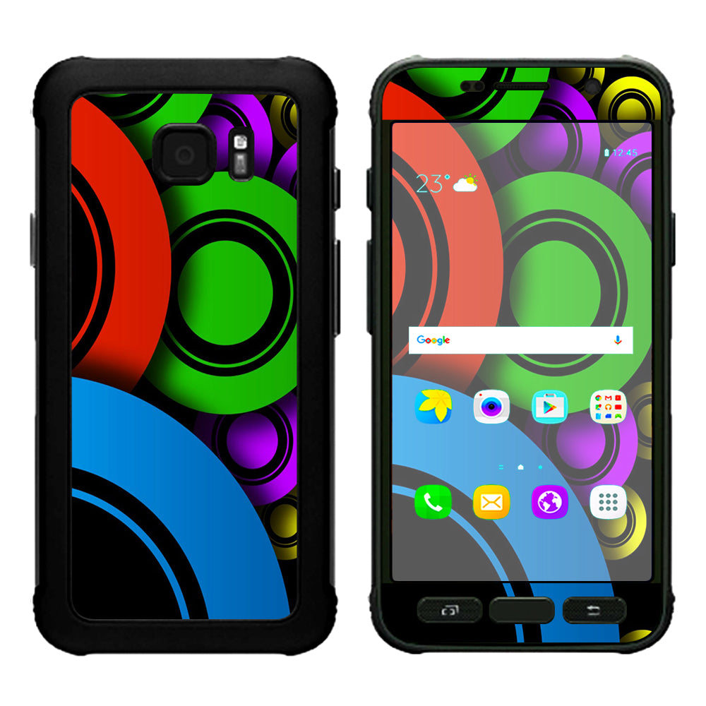  Awesome Circles Trippy Samsung Galaxy S7 Active Skin