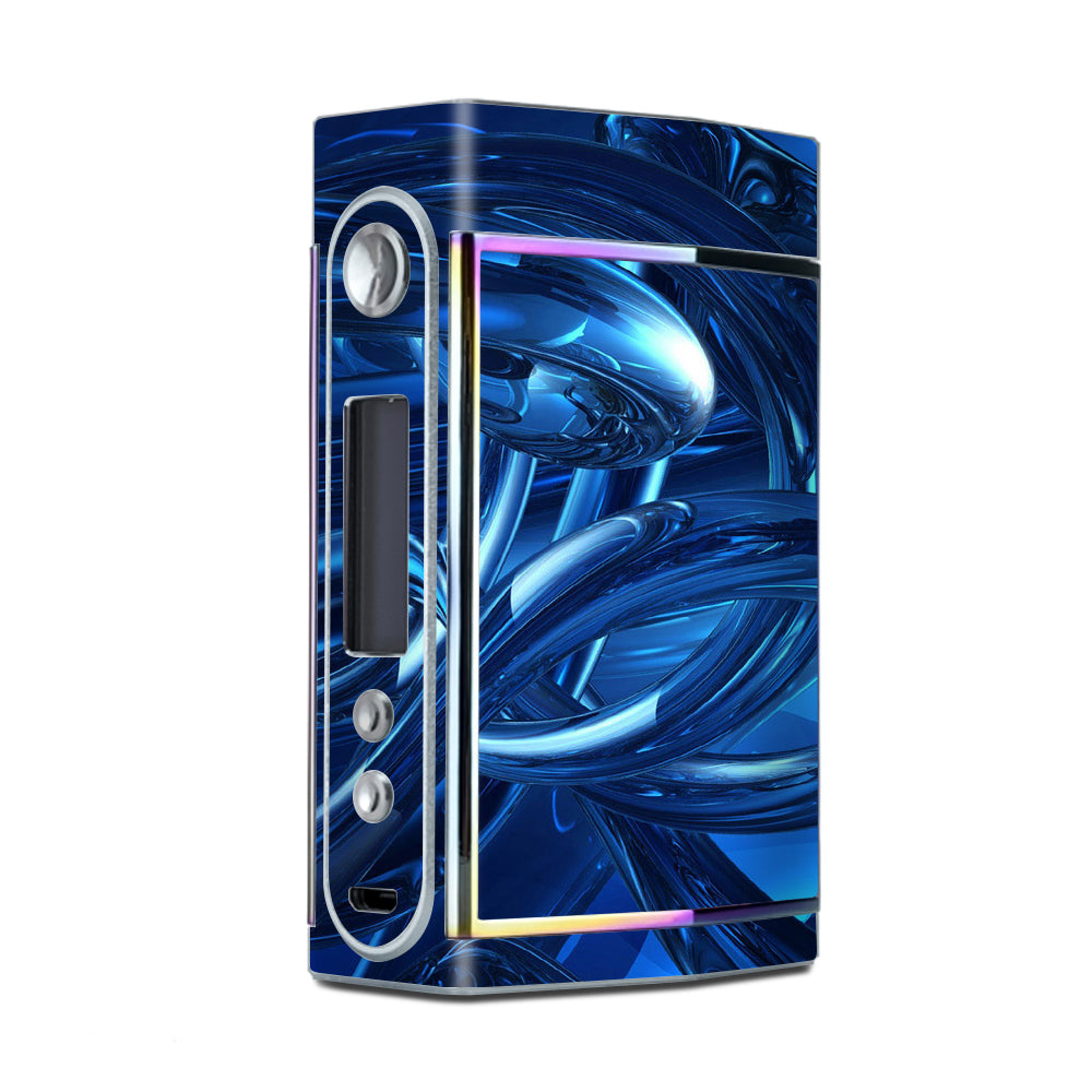  Blue Wierd Glass Tubes Too VooPoo Skin