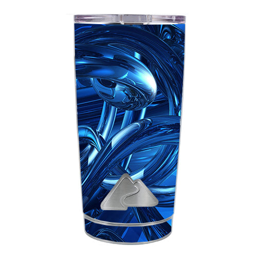  Blue Wierd Glass Tubes Ozark Trail 20oz Tumbler Skin