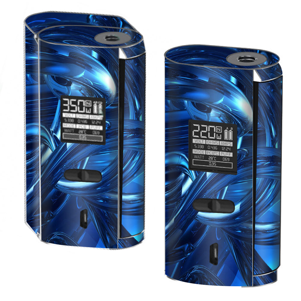  Blue Wierd Glass Tubes Smok GX2/4 350w Skin