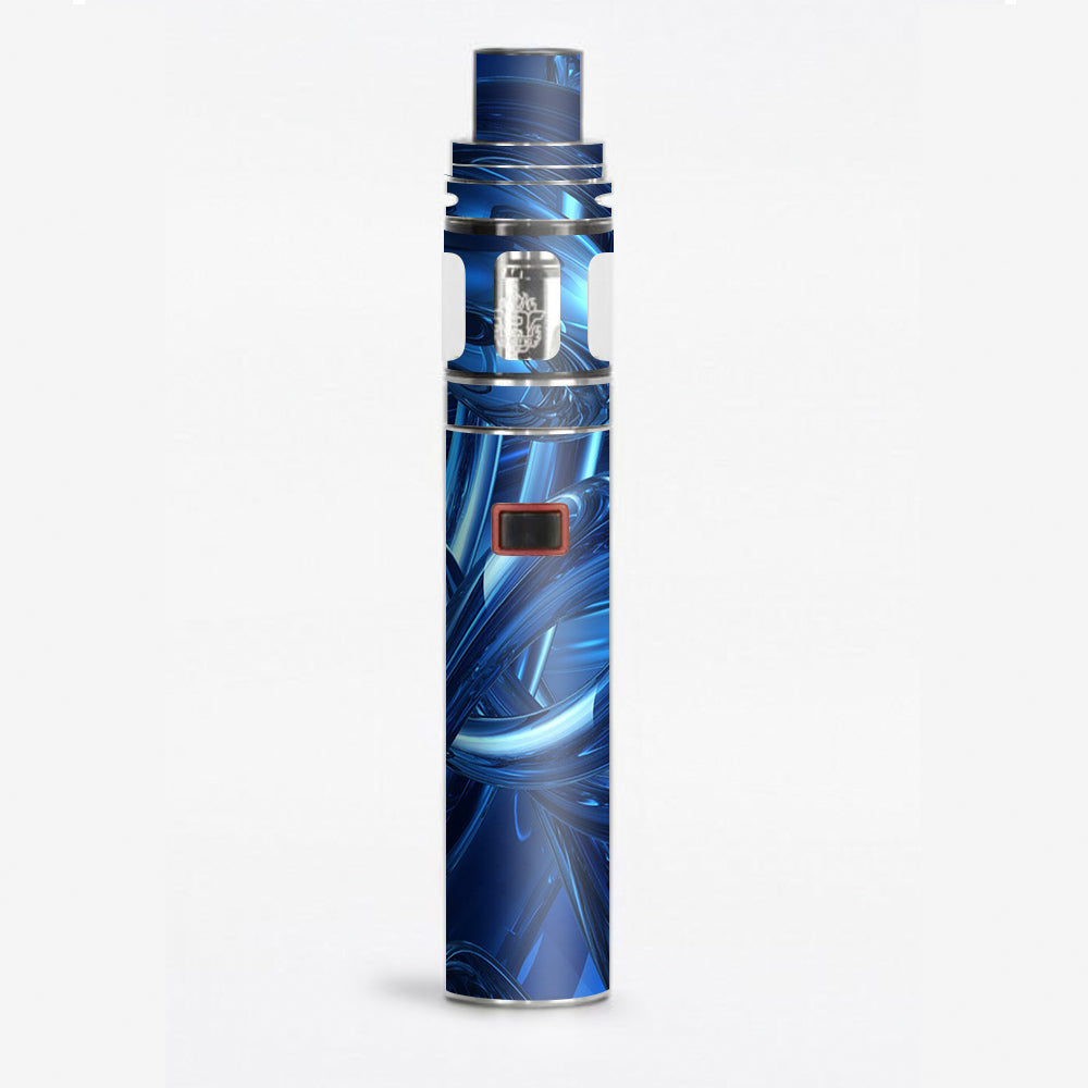  Blue Wierd Glass Tubes Smok Stick X8 Skin