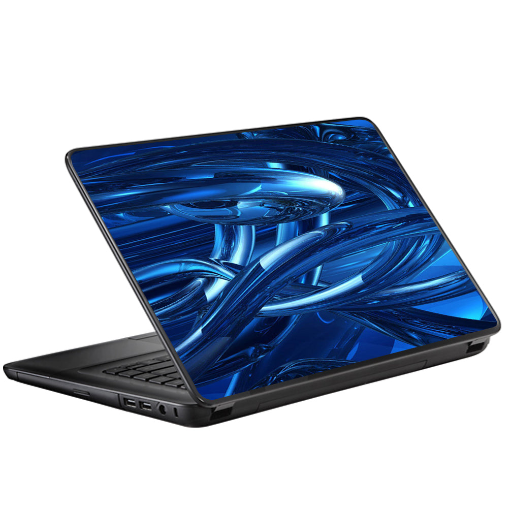 Blue Wierd Glass Tubes Universal 13 to 16 inch wide laptop Skin