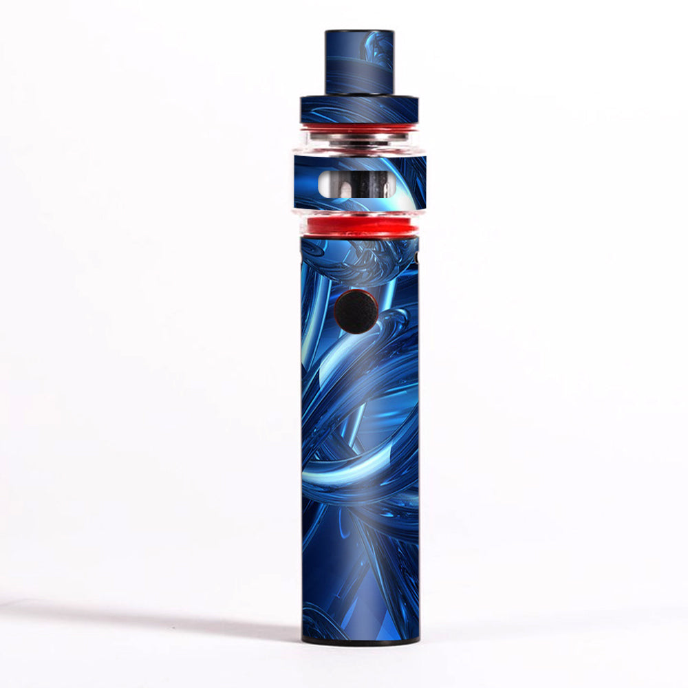  Blue Wierd Glass Tubes Smok Pen 22 Light Edition Skin