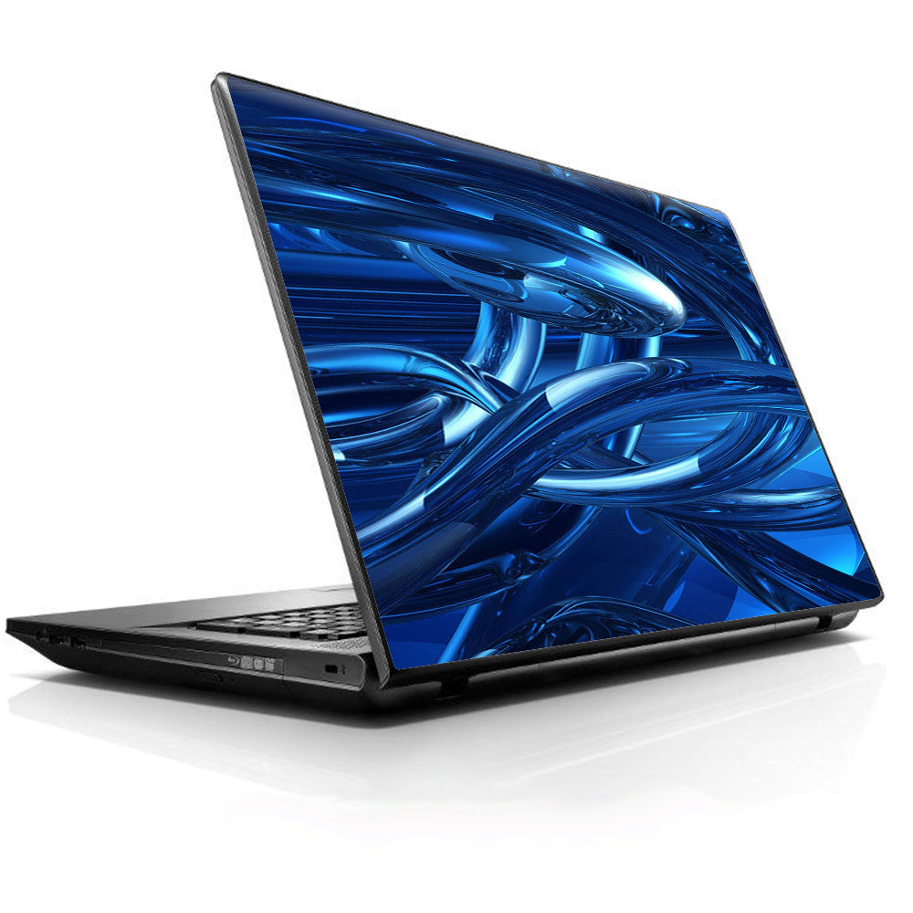  Blue Wierd Glass Tubes Universal 13 to 16 inch wide laptop Skin
