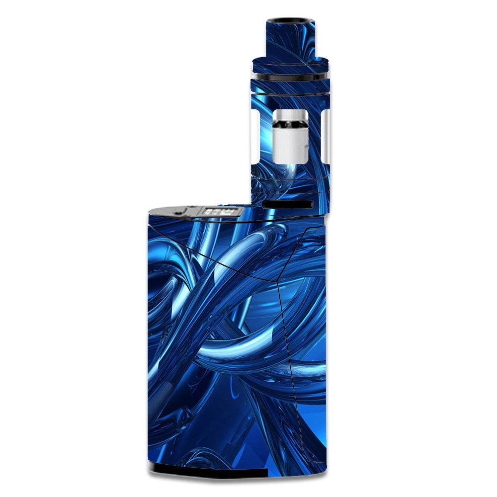  Blue Wierd Glass Tubes Smok GX350 Skin