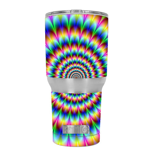  Trippy Hologram Dizzy RTIC 30oz Tumbler Skin