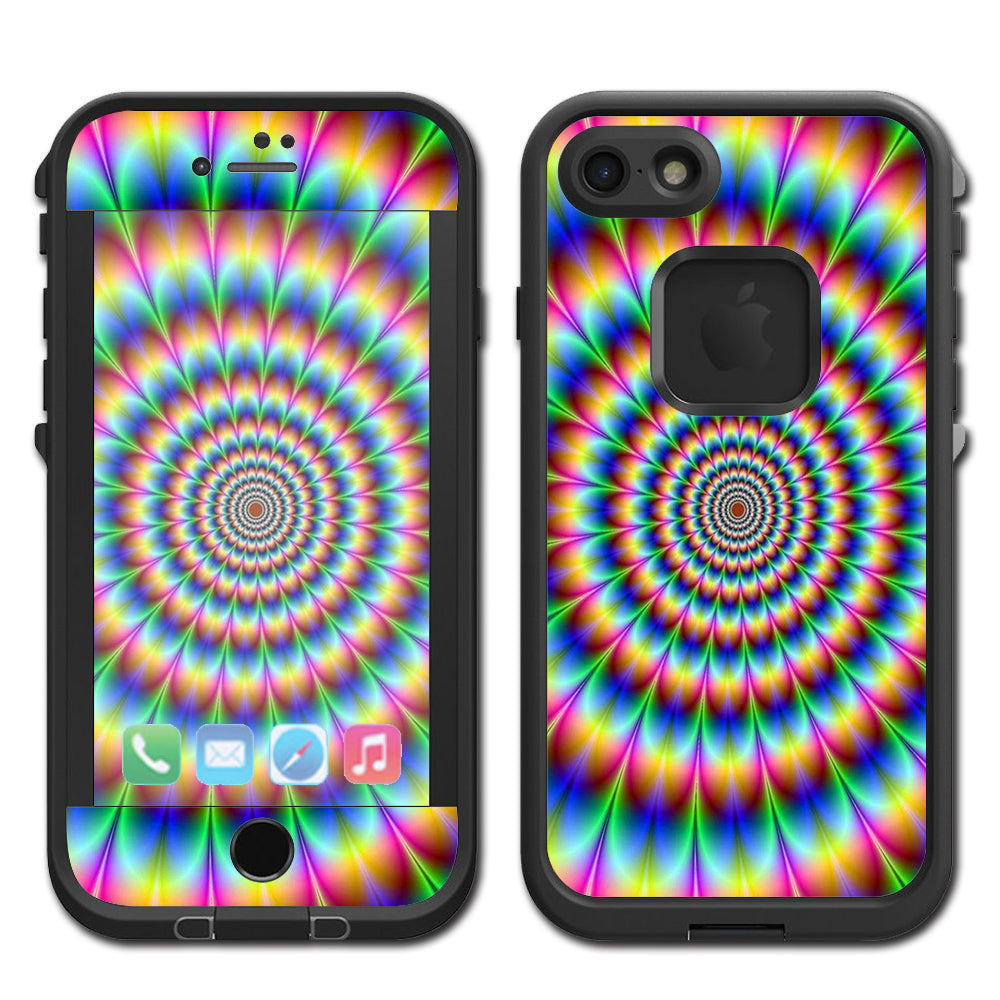  Trippy Hologram Dizzy Lifeproof Fre iPhone 7 or iPhone 8 Skin