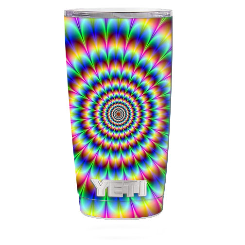  Trippy Hologram Dizzy Yeti 20oz Rambler Tumbler Skin