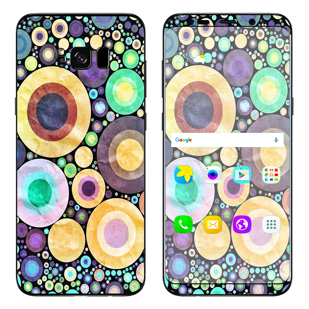  Abstract Circle Canvas  Samsung Galaxy S8 Skin