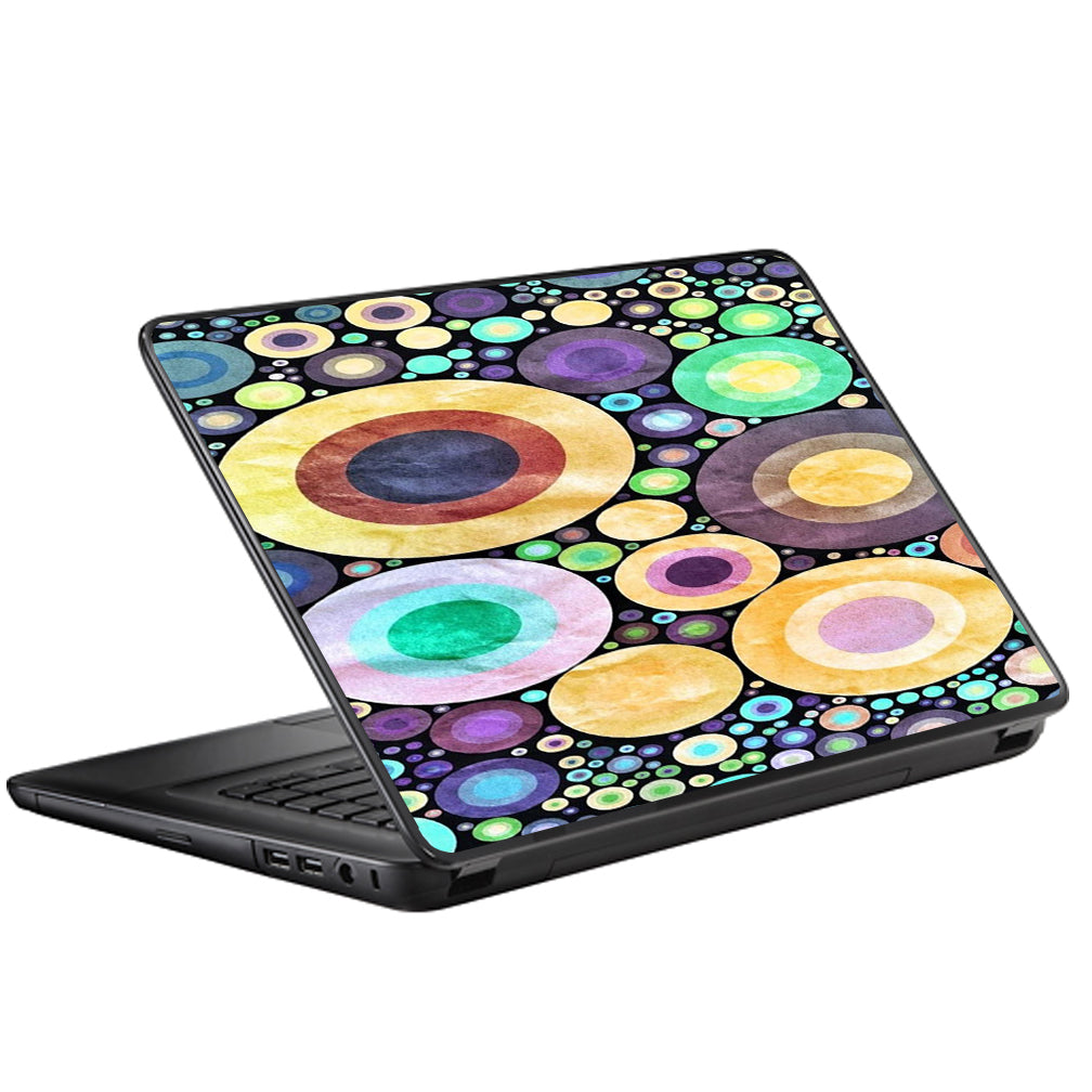  Abstract Circle Canvas Universal 13 to 16 inch wide laptop Skin