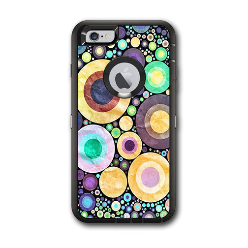  Abstract Circle Canvas Otterbox Defender iPhone 6 PLUS Skin