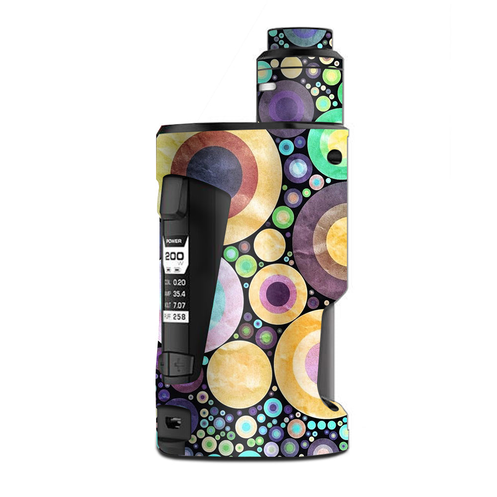  Abstract Circle Canvas  G Box Squonk Geek Vape Skin