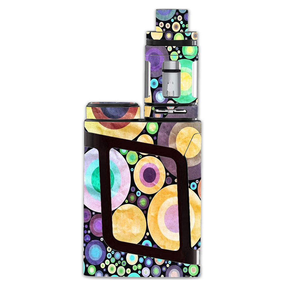  Abstract Circle Canvas Smok Alien AL85 Skin