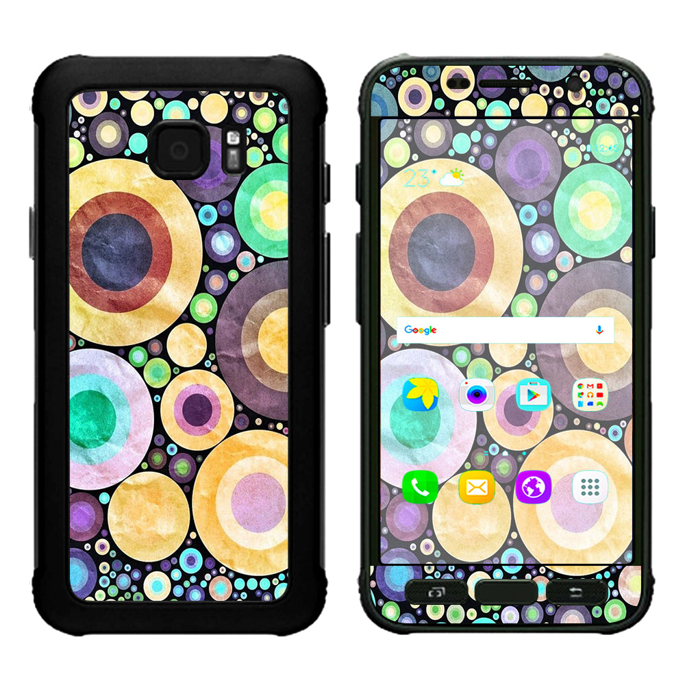  Abstract Circle Canvas  Samsung Galaxy S7 Active Skin
