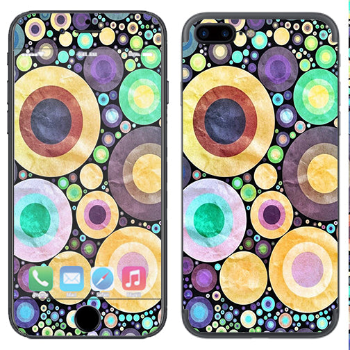  Abstract Circle Canvas Apple  iPhone 7+ Plus / iPhone 8+ Plus Skin