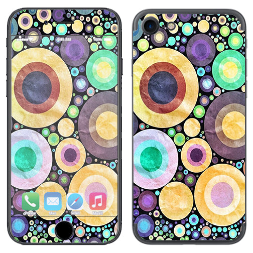  Abstract Circle Canvas Apple iPhone 7 or iPhone 8 Skin