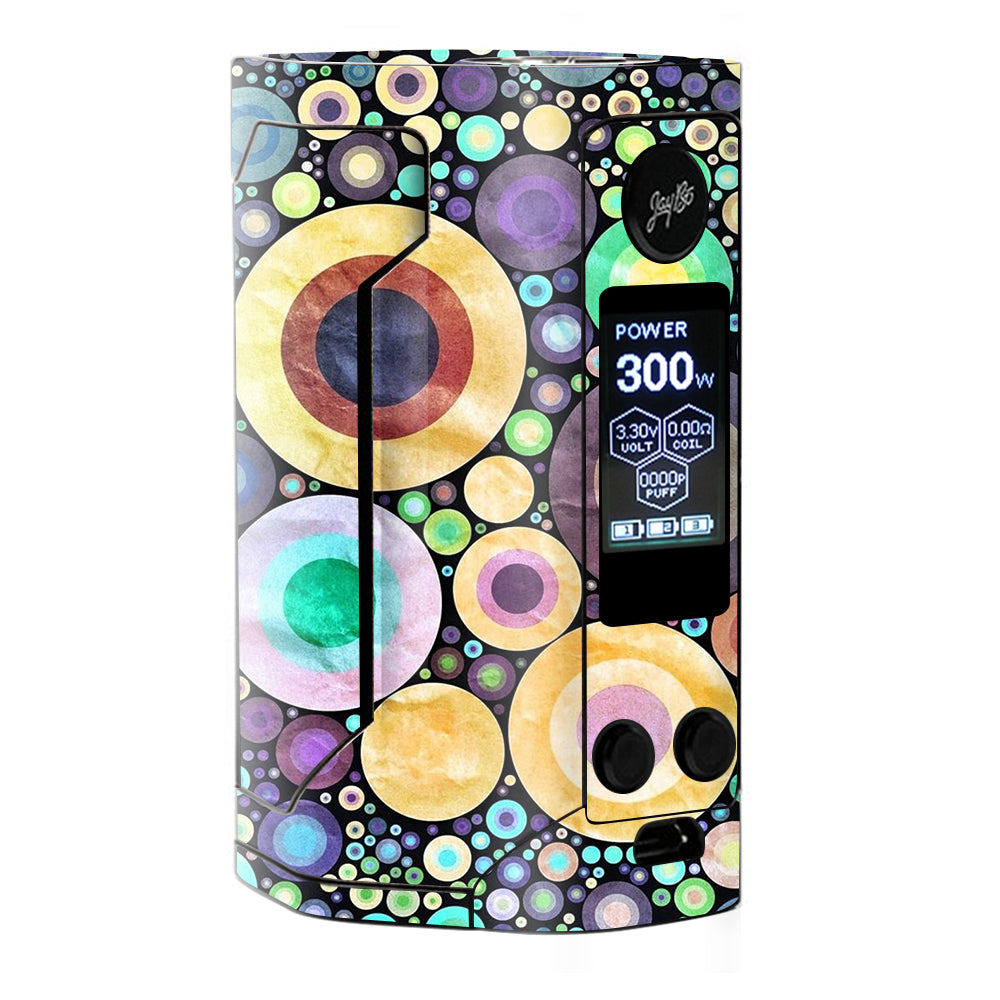  Abstract Circle Canvas  Wismec RX Gen 3 Skin