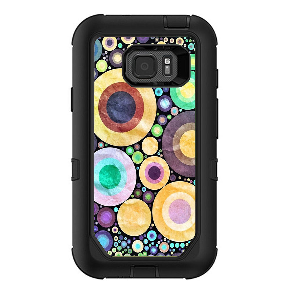  Abstract Circle Canvas Otterbox Defender Samsung Galaxy S7 Active Skin