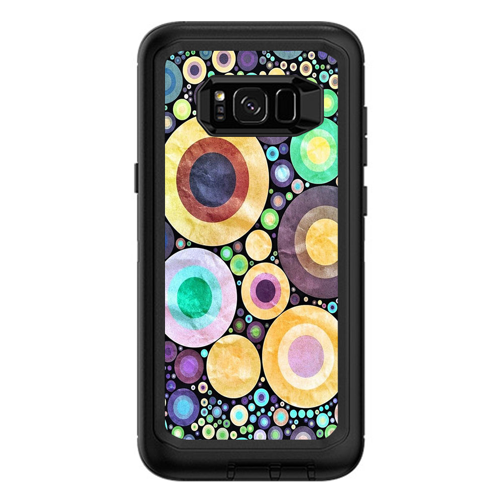  Abstract Circle Canvas  Otterbox Defender Samsung Galaxy S8 Plus Skin