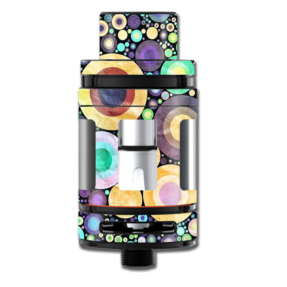  Abstract Circle Canvas Smok TFV8 Mini Big Baby Beast Skin
