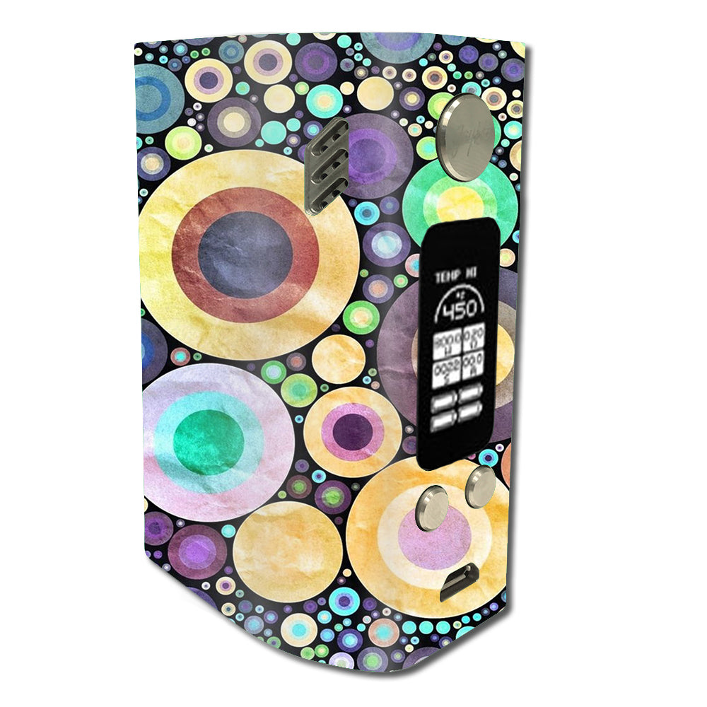  Abstract Circle Canvas Wismec Reuleaux RX300 Skin