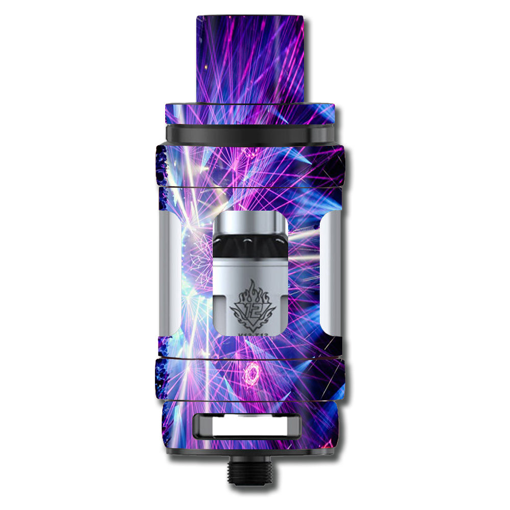  Laser Trance Edm Lights Smok TFV12 Tank Skin