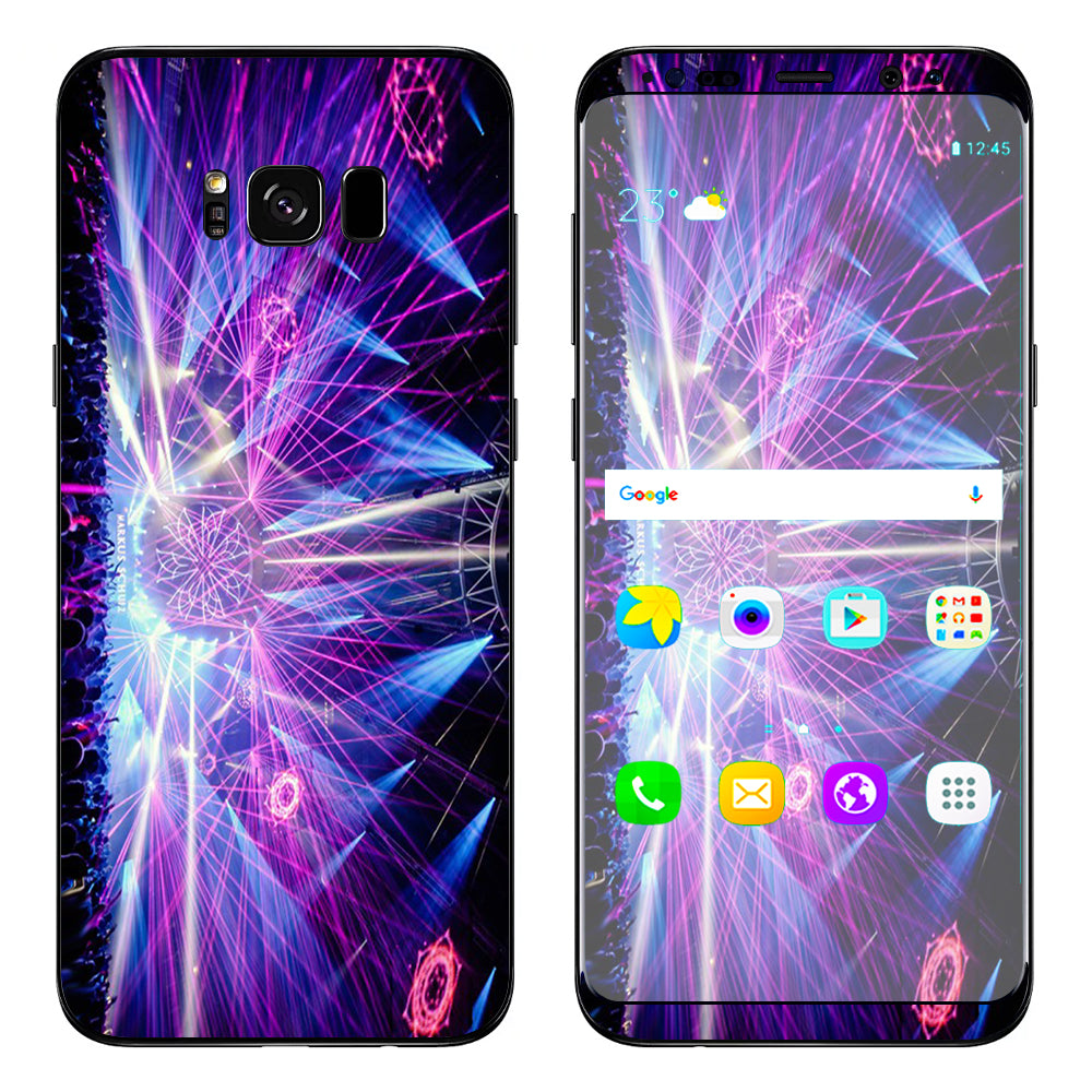  Laser Trance Edm Lights  Samsung Galaxy S8 Skin