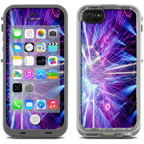  Laser Trance Edm Lights Lifeproof Fre iPhone 5C Skin