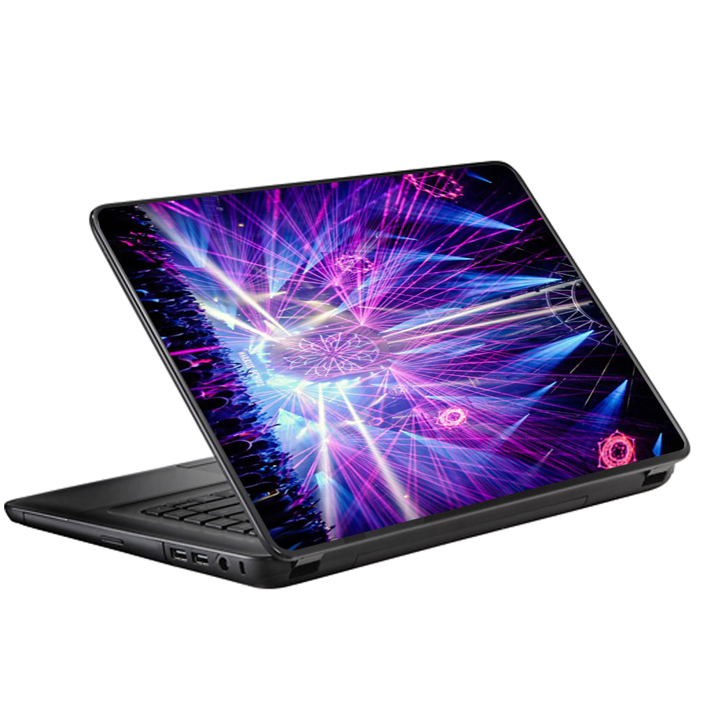  Laser Trance Edm Lights Universal 13 to 16 inch wide laptop Skin