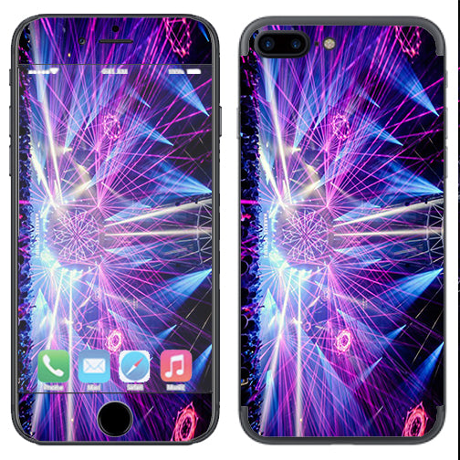  Laser Trance Edm Lights Apple  iPhone 7+ Plus / iPhone 8+ Plus Skin