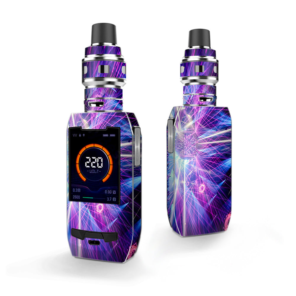  Laser Trance Edm Lights  Vaporesso Polar 220w Skin