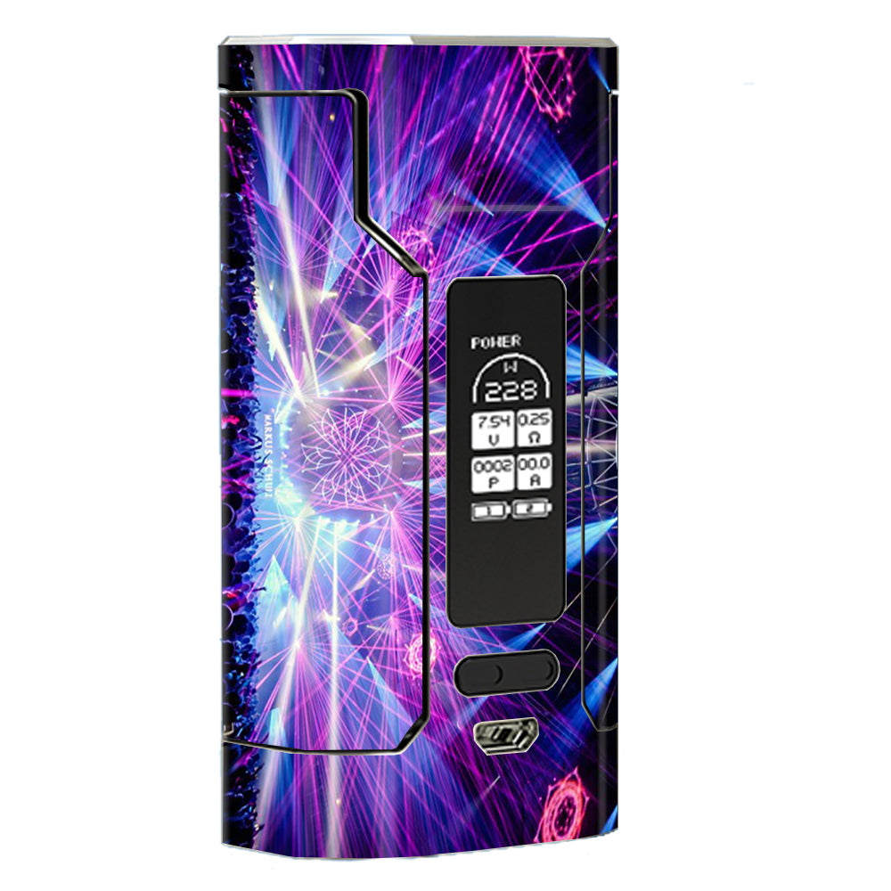  Laser Trance Edm Lights Wismec Predator 228 Skin