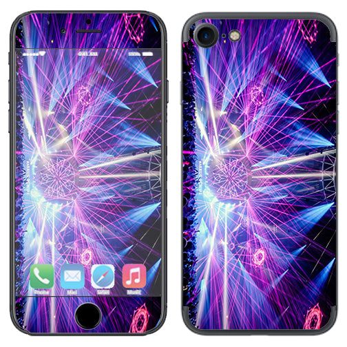  Laser Trance Edm Lights Apple iPhone 7 or iPhone 8 Skin