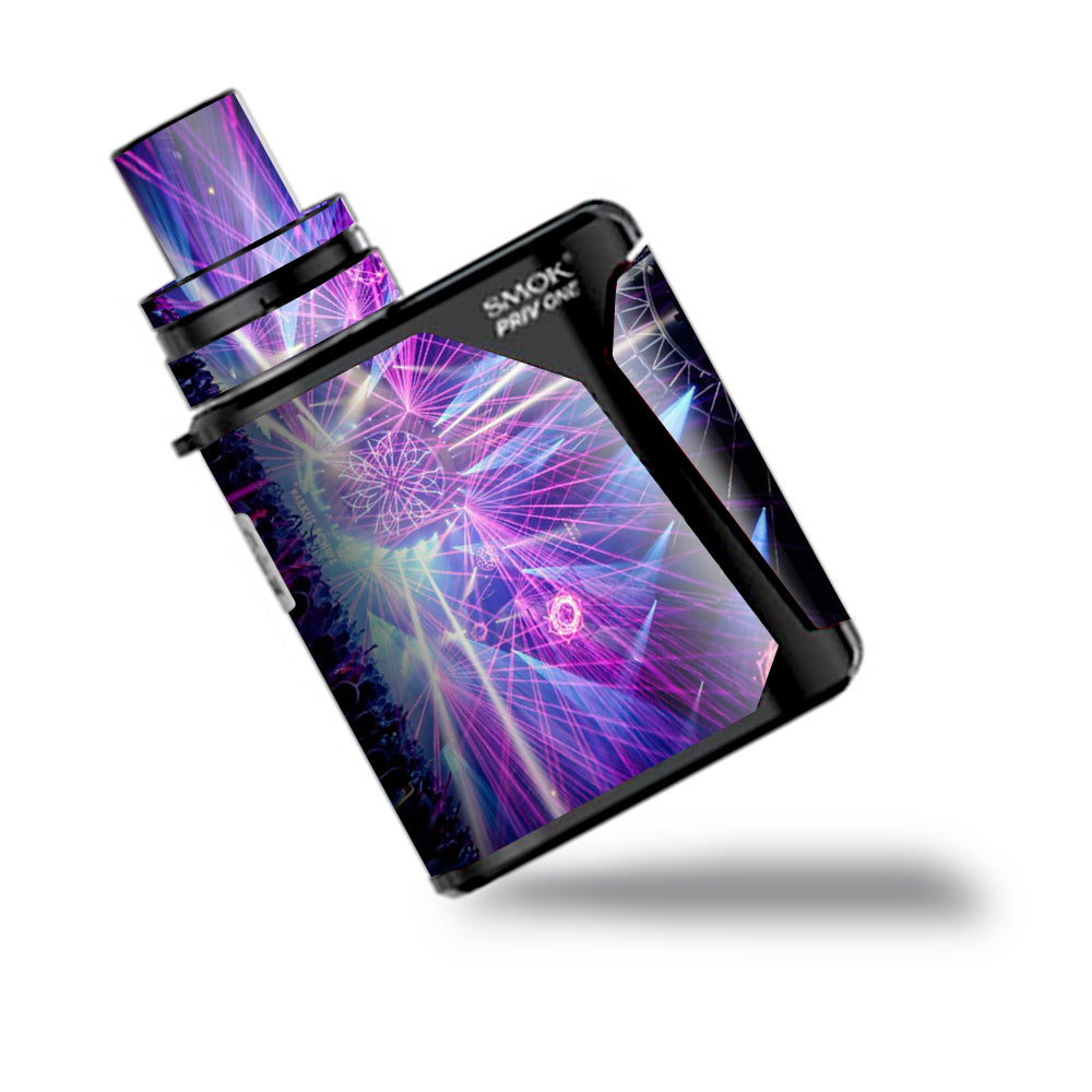  Laser Trance Edm Lights  Smok Priv One Skin