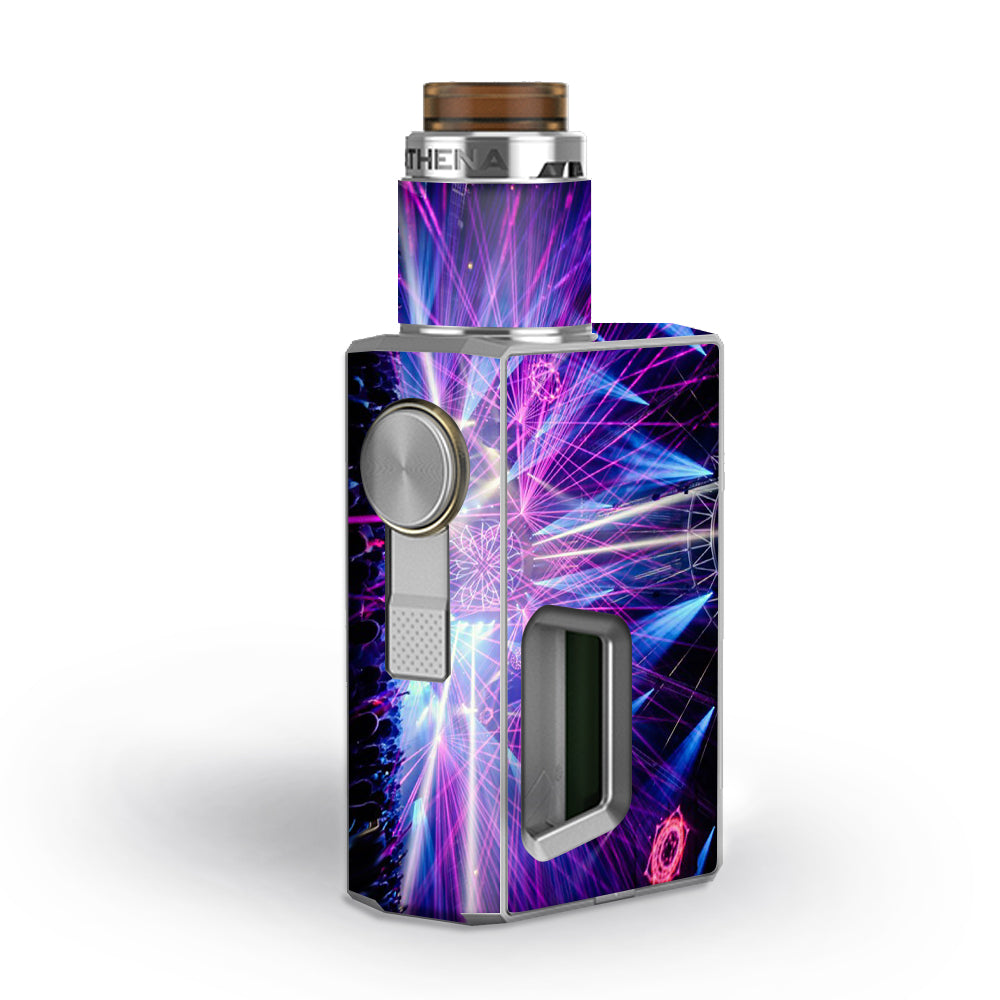  Laser Trance Edm Lights  Geekvape Athena Squonk Skin