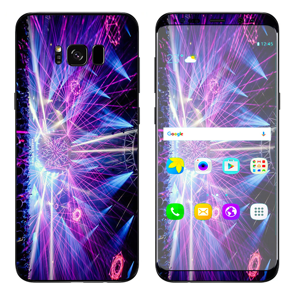  Laser Trance Edm Lights  Samsung Galaxy S8 Plus Skin