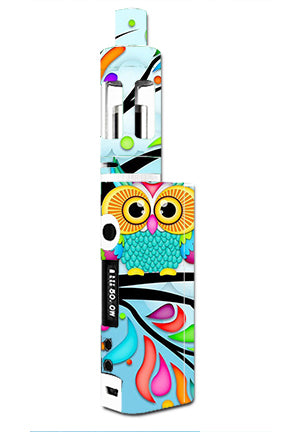  Colorful Artistic Owl In Tree Kangertech Subox Mini Skin