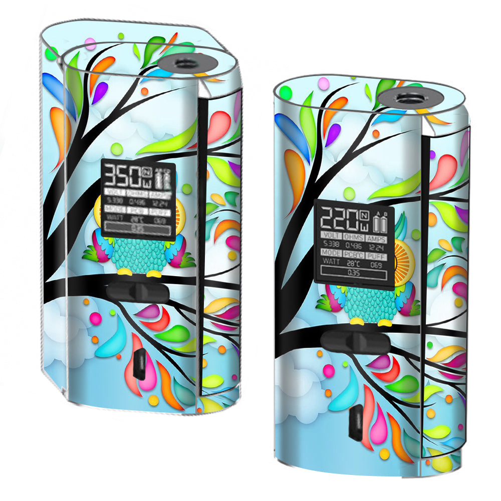  Colorful Artistic Owl In Tree  Smok GX2/4 350w Skin