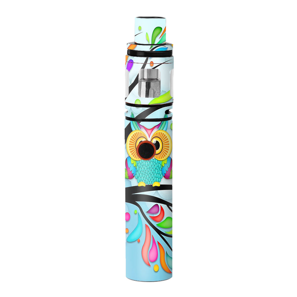  Colorful Artistic Owl In Tree  Smok Stick V8 Skin
