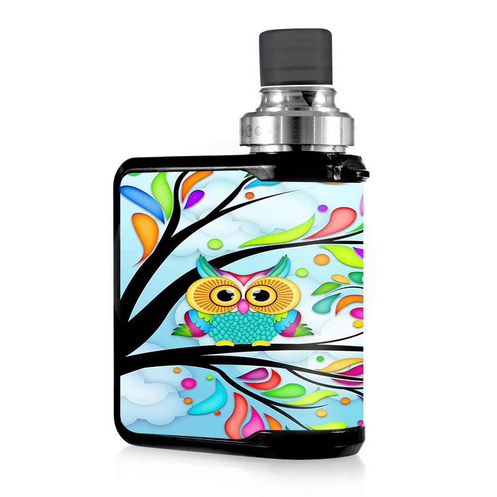  Colorful Artistic Owl In Tree  Mvape Mi-One Skin