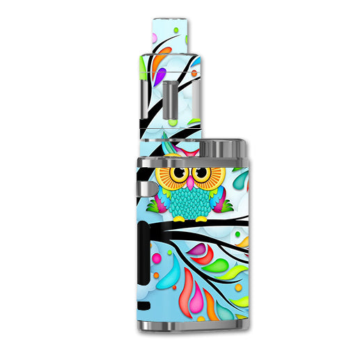  Colorful Artistic Owl In Tree eLeaf iStick Pico 75W Skin