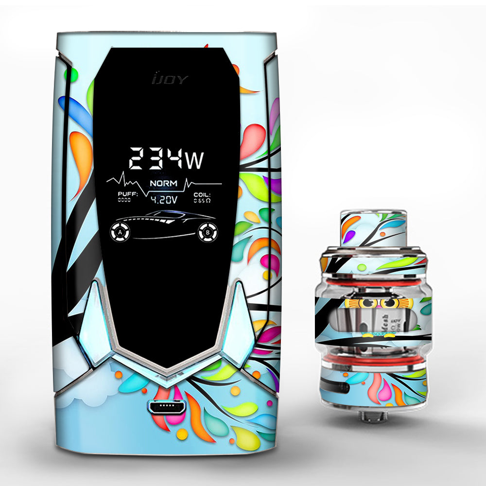  Colorful Artistic Owl In Tree  iJoy Avenger 270 Skin