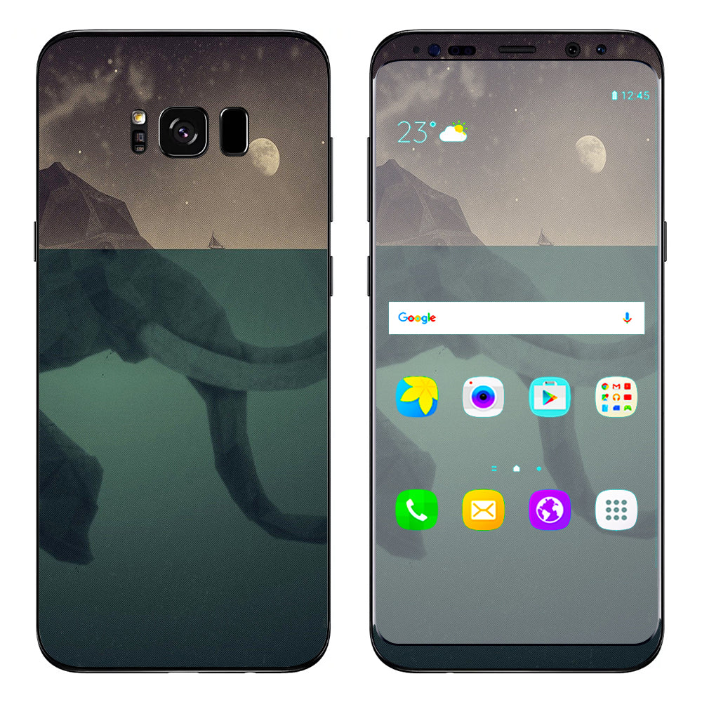  Elephant Trunk  Water Moon Samsung Galaxy S8 Skin