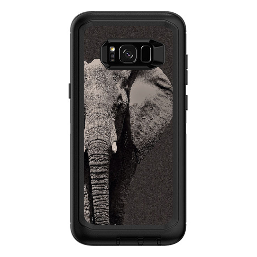  Close Up Of The Elephant Otterbox Defender Samsung Galaxy S8 Plus Skin