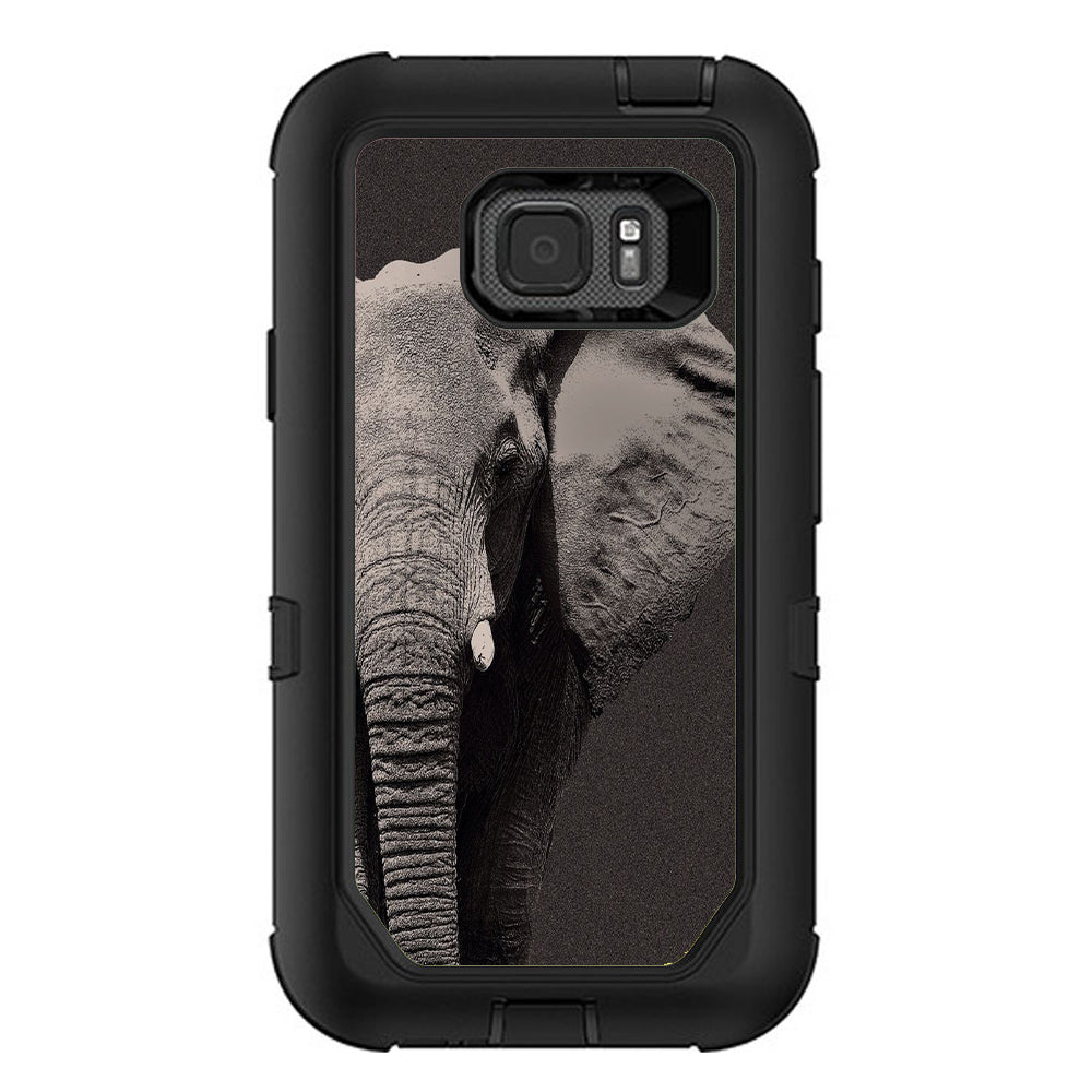  Close Up Of The Elephant Otterbox Defender Samsung Galaxy S7 Active Skin