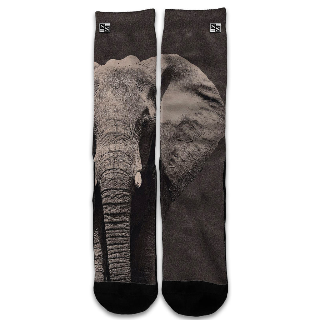  Close Up Of The Elephant Universal Socks