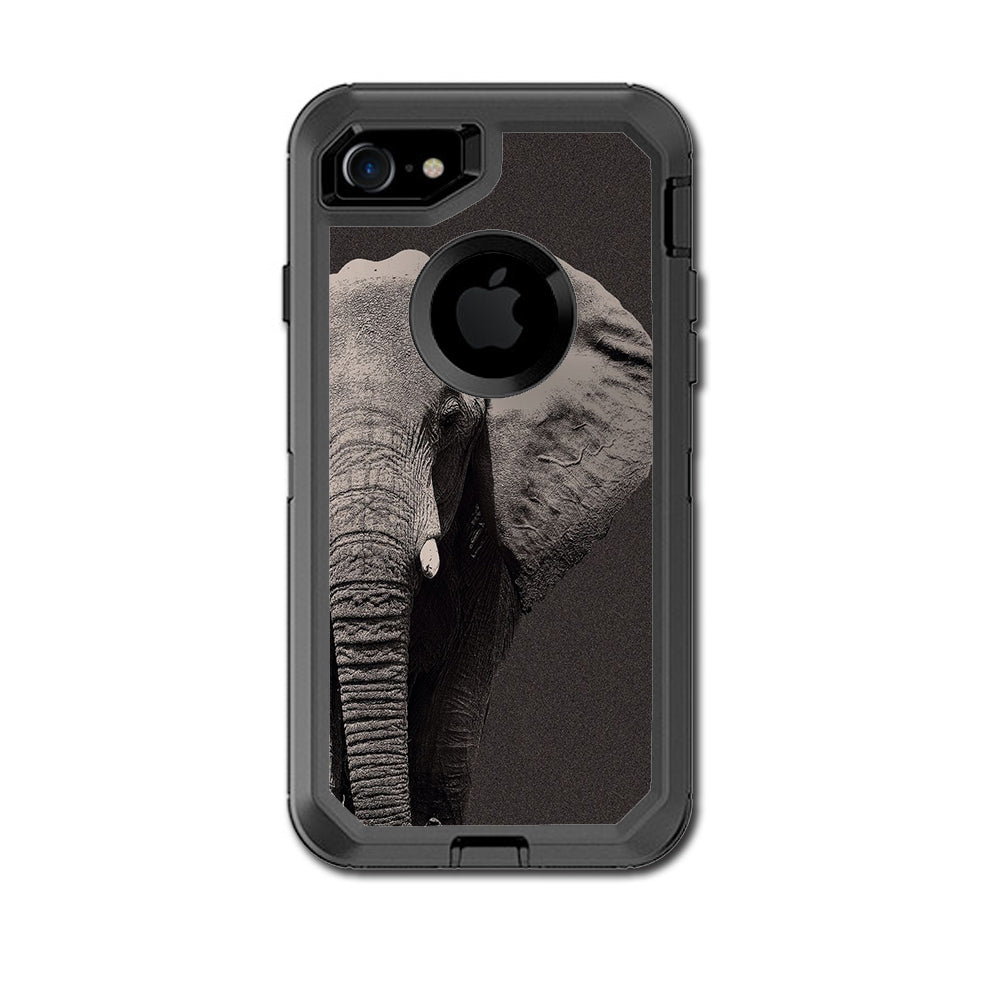  Close Up Of The Elephant Otterbox Defender iPhone 7 or iPhone 8 Skin